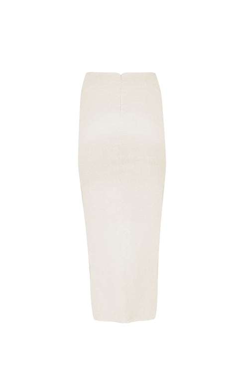 Falda Pareo Lilies Ivory Gold